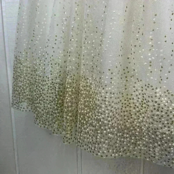 David’s Bridal Flower Girl Formal Dress Size 10 Worn Once Excellent Condition - Picture 2 of 8